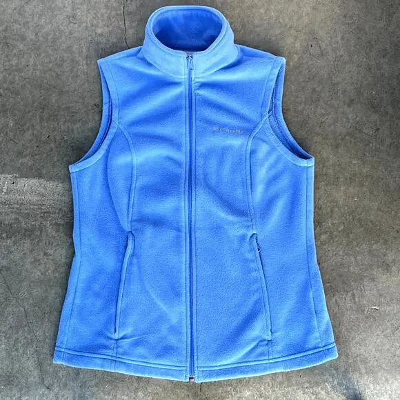 Women's Columbia Sawyer Rapids 2.0 Blue Fleece Vest Size S - Picture 7 of 7
